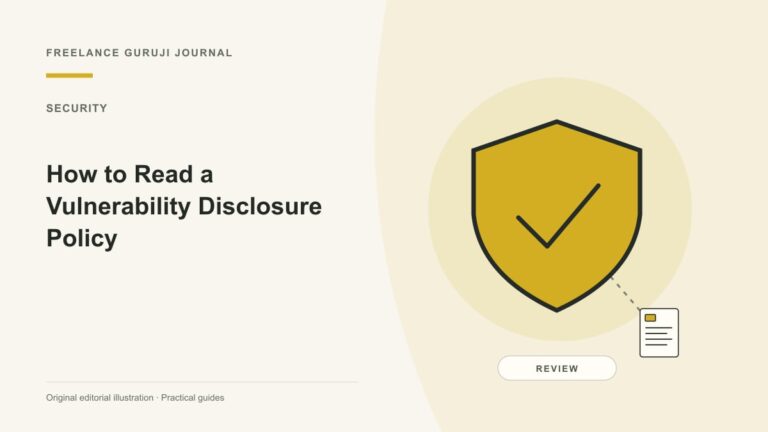 How to Read a Vulnerability Disclosure Policy