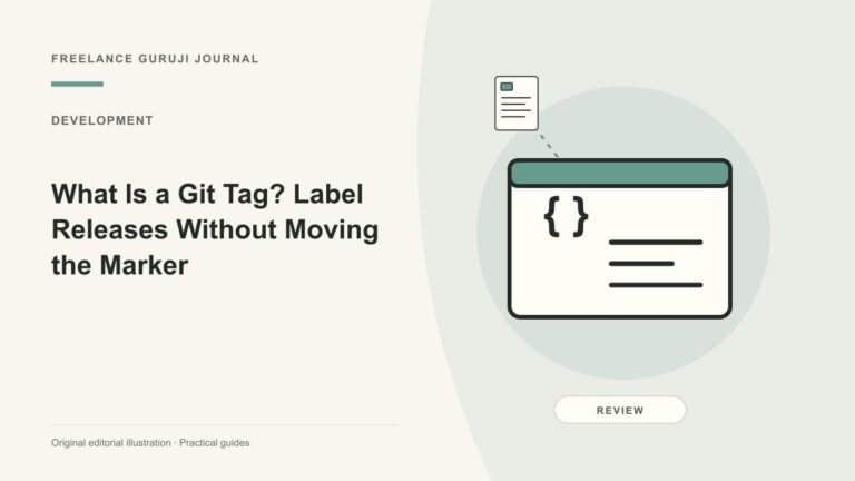 What Is a Git Tag? Label Releases Without Moving the Marker
