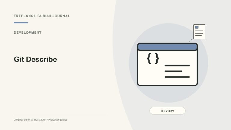 Git Describe: Turn Release History into a Useful Version Label