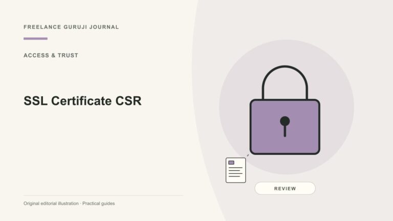 SSL Certificate CSR: Separate the Request from the Private Key
