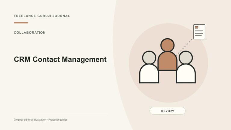 CRM Contact Management: Structure People, Companies and Relationships