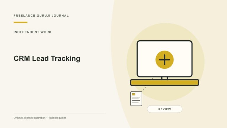 CRM Lead Tracking: Record the Next Action, Not Just the Name