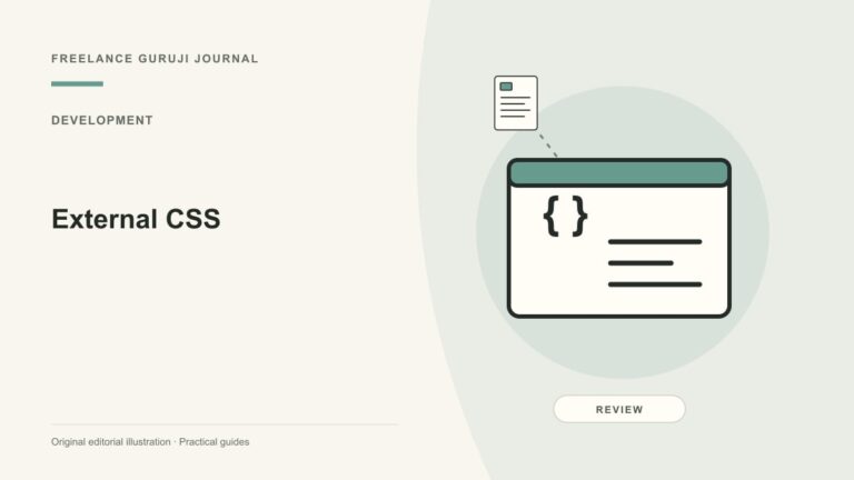 External CSS: Link a Stylesheet and Verify That It Loads