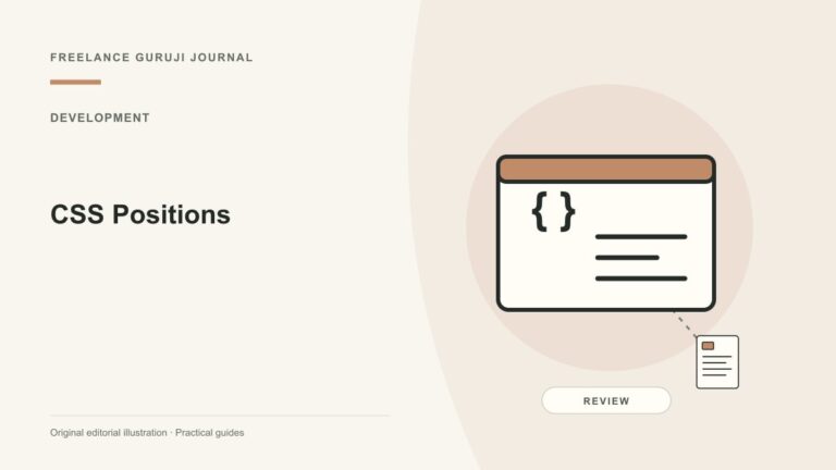 CSS Positions: Understand Flow, Containing Blocks and Sticky Behavior