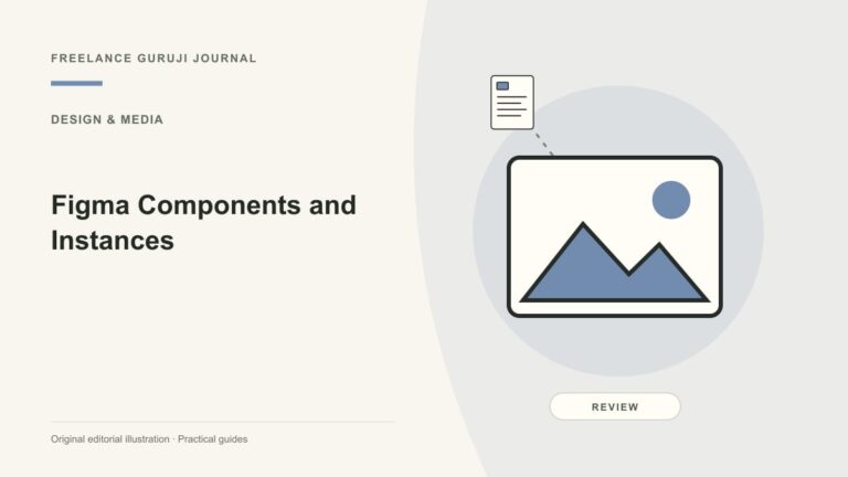 Figma Components and Instances: Reuse Design Without Losing the Source