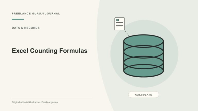 Excel Counting Formulas: COUNT, COUNTA and COUNTIF Ask Different Questions
