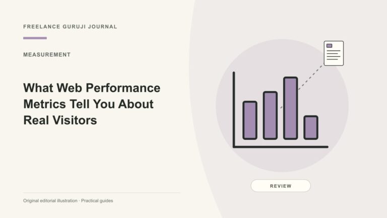 What Web Performance Metrics Tell You About Real Visitors