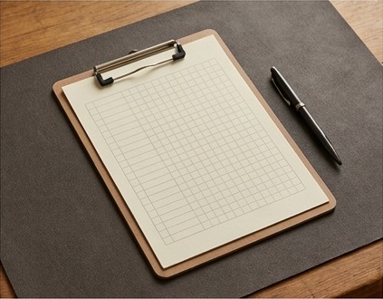 AI-generated recordkeeping illustration for security risk assessment