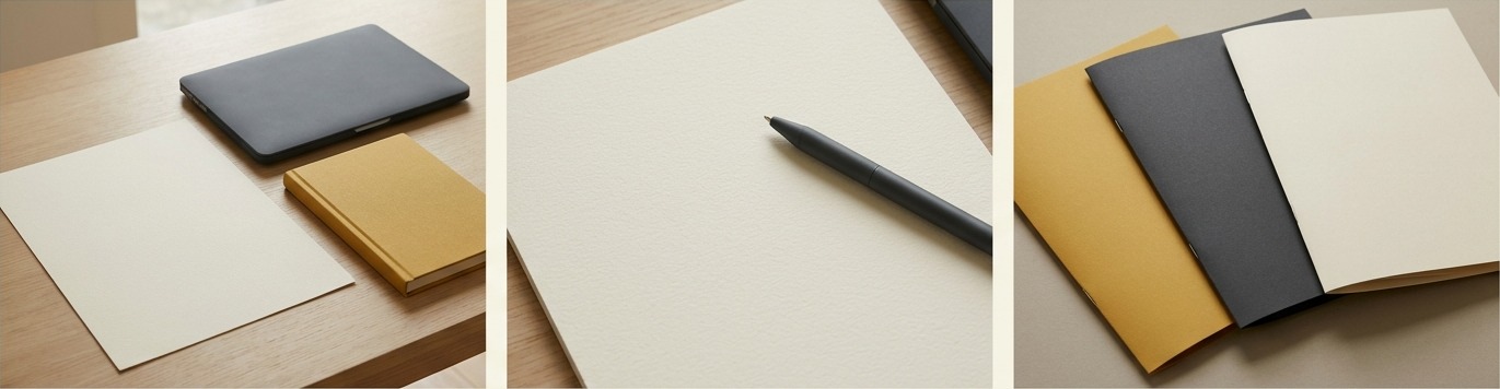 AI-generated editorial triptych for build a one-page business plan you can update
