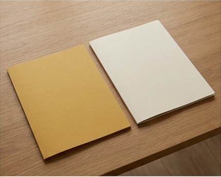 AI editorial photograph of two plain contract folders