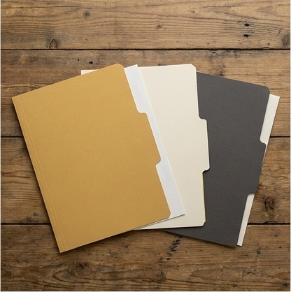 AI illustration of three folders representing scoped deliverables