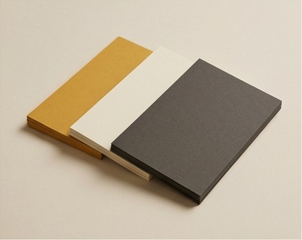 AI editorial photograph of organized action cards on desk