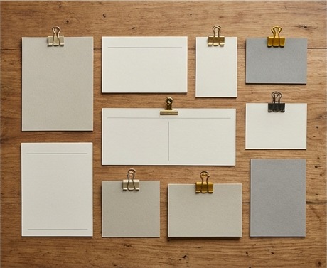 AI editorial photograph of organized project cards on desk