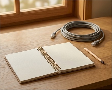 AI-generated recordkeeping illustration for how to secure home wifi