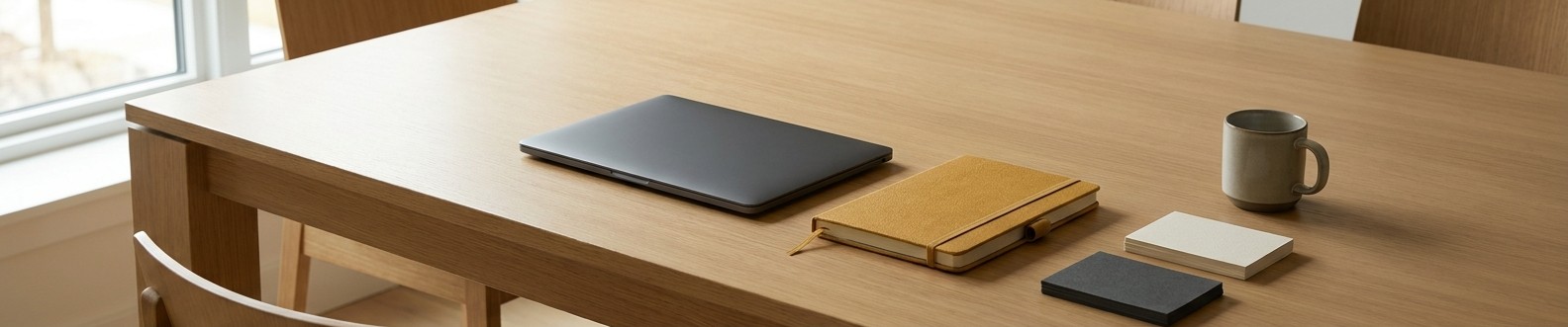 AI editorial illustration of a service-planning workspace